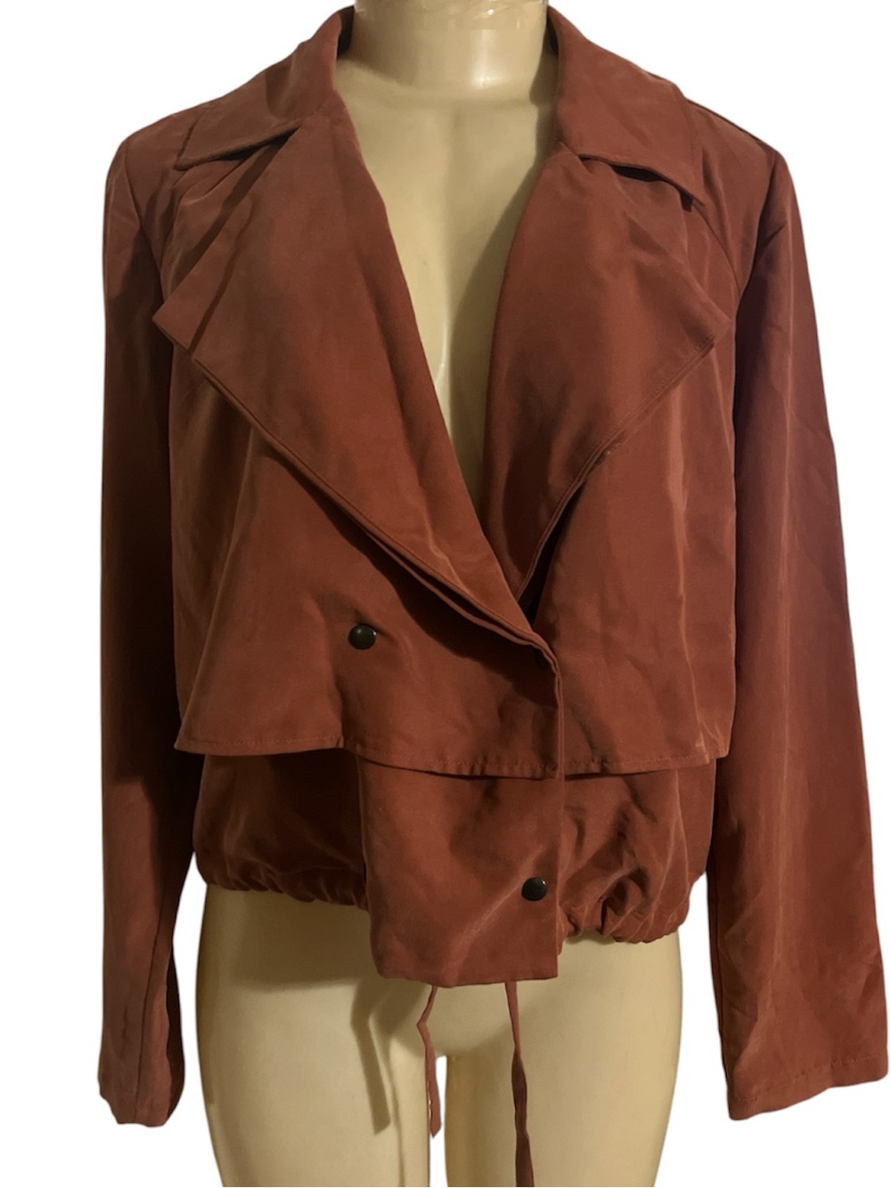 NWT Halogen Soft Utility Jacket modal blend size M